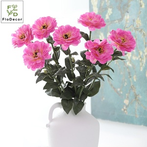 <span class=keywords><strong>Fleur</strong></span> artificielle de marguerite en plastique souple de haute qualité, 59 cm, toucher réel, <span class=keywords><strong>orange</strong></span> et blanche, pour mariage, maison, décoration de la Saint-Valentin - Product Image 4