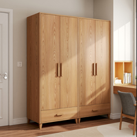 Armoire de rangement pour bébé en kit, organisateur de vêtements moderne autoportant en bois pour chambre à coucher, idéal pour villa