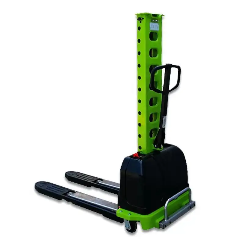 Hot sale full electric self loading stacker can automatically automatically load and unload pallets with the car