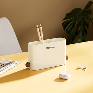 Office Desktop Drawer Storage <strong>Box</strong> Cosmetics Sundries Shelves Student Pencil Pen <strong>Holders</strong> <strong>Vase</strong> Stationary Brush Pot Tubular Pot