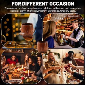 Tasse à thé/café en bois <span class=keywords><strong>de</strong></span> jujube couleur bois naturel style japonais, bouteille ventrue en bois, tasse à whisky, tasse à matcha en bois pour usage quotidien - Product Image 3