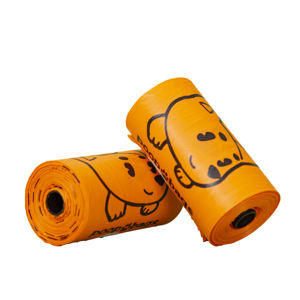 Sacs à déjections canines personnalisés, durables et épais, anti-fuites, avec logo, taille et épaisseur sur mesure pour le marché américain, pour la promenade des chiens - Product Image 1