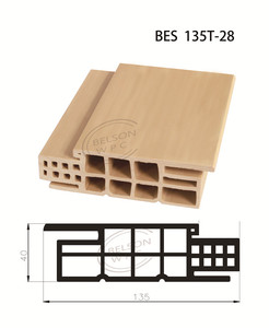 Belson WPC Installation facile WPC montant de <span class=keywords><strong>porte</strong></span> cadre de <span class=keywords><strong>porte</strong></span> intérieur économique pour grands projets Surface étanche moderne - Product Image 2