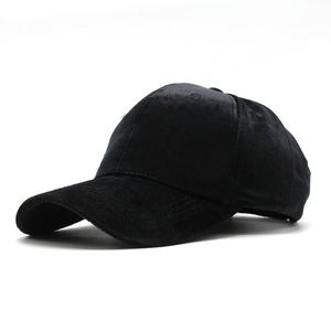 Wholesale High Quality Customizable <b>Baseball</b> <b>Cap</b> Multi-Color Plush Velvet Factory Hot Sale Blank <b>Plain</b> Design - Product Image 3