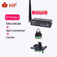 Dispositivo de Red Inalámbrica Más Pequeño Elfin-EW10A-0 RS232, Función Modbus TCP IP, Servidor Serial RJ45 a WIFI