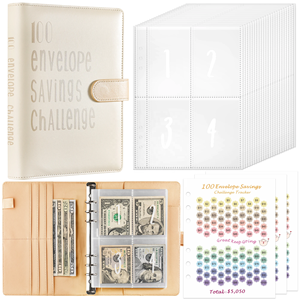 Venta directa del fabricante, libro de comercio con Concepto de dinero inteligente, cuaderno de cuero personalizado, hojas sueltas - Product Image 1