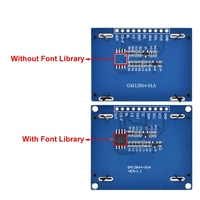 Module LCD SPI 12864 128X64 SPI ST7567A Écran d'affichage graphique COG Carte d'affichage LCM Panneau 128x64 Écran matriciel à points pour Arduino