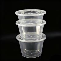 Contenants alimentaires en plastique PP pour micro-ondes, jetables, pour la préparation des repas, boîte à lunch à emporter avec couvercles