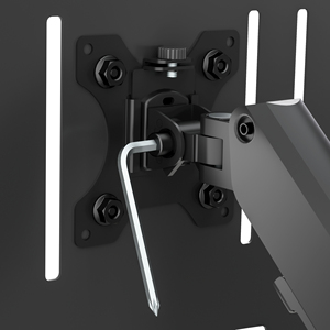 Hot bán duy nhất màn hình cánh tay đứng khí mùa xuân màn hình núi <span class=keywords><strong>Bracket</strong></span> với có thể điều chỉnh chủ núi - Product Image 4