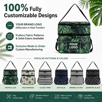 Sac isotherme double compartiment Oxford personnalisé en gros, doublure en aluminium extra épaisse, étanche, idéal pour pique-nique en extérieur