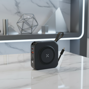 Caricabatterie da Viaggio Portatile Multifunzione, Power Bank Wireless, Adattatore di Ricarica Rapida Magnetico, Presa Universale USB Tipo C - Product Image 1