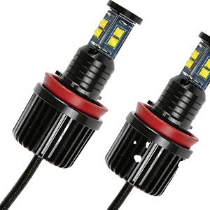 Luces <span class=keywords><strong>LED</strong></span> <span class=keywords><strong>Angel</strong></span> Eyes H8 <span class=keywords><strong>de</strong></span> 80W para BMW E92, Chips <span class=keywords><strong>CREE</strong></span> <span class=keywords><strong>de</strong></span> Alta Potencia y Brillo - Product Image 1