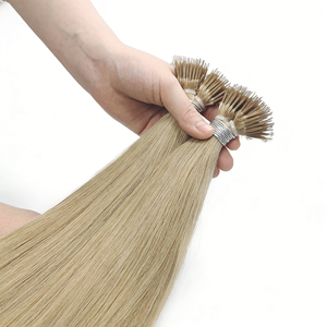 Extensions de cheveux vierges Remy doublement étirés de haute qualité, teints, à micro-anneaux et nano-anneaux, vente en gros d'usine - Product Image 5