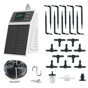 Kit de riego por goteo solar Aqs de 10 m, sistema de riego automático para jardín, balcón y uso en exteriores - Product Image 2