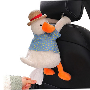 8032 Kawaii Phim Hoạt Hình Động Vật Sang Trọng Vịt Mông Treo Mô Hộp Giấy Chủ Cho Xe Trang Trí Xách Tay Tùy Chỉnh Mô Hộp - Product Image 5