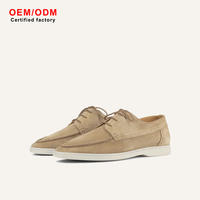 Mocasines de Cordones para Hombre, Modernos 2026, Zapatos Oxford Casuales con Suela Ligera, Zapatos Formales de Vestir para Negocios, Cómodos, de Cuero Premium
