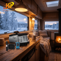 Chauffage de stationnement 12V 5KW pour eau chaude avec télécommande pour voitures diesel, essence, SUV, pick-up, camping-car