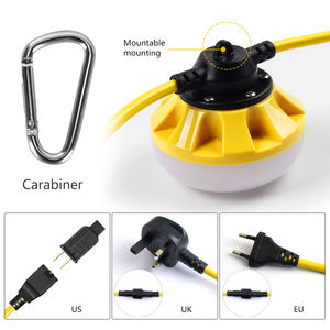 Projecteur LED 10 têtes haute luminosité, connectable, pour chantiers, résidences, hôtels, bureaux, ateliers, routes, jardins, IP65, certifié ETL, AC - Product Image 1