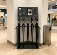 Máquina Expendedora Inteligente de Paraguas Compartidos, Kiosco de Alquiler con Código QR de Autoservicio 24H para Centros Comerciales, Hoteles y Estaciones, Dispensador de Paraguas Automático