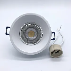 למות ליהוק אלומיניום אנטי בוהק שקוע 90mm Downlight mr16 gu10 downlight