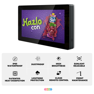 Pantalla LCD Táctil 4K para Exteriores, Resistente al Agua, de Alto Brillo, para Publicidad en Centros Comerciales y Tiendas Minoristas - Product Image 2
