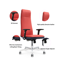 En cuir chaise Ergonomique Exécutif Patron Gestionnaire De Massage Chaise de Bureau
