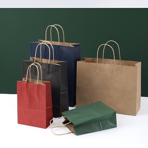 Sacs en papier kraft, sacs à provisions écologiques, sacs en papier personnalisés, sacs d'emballage alimentaire, sacs cadeaux en gros - Product Image 1
