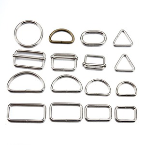 Metal D Ring Buckle <b>Square</b> Buckle D Ring Buckle <b>Adjustable</b> Bag Hardware Accessories For Clothing And Bags Classic Style - Product Image 3
