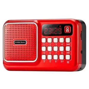 Mini REPRODUCTOR DE MP3 con inserción de tarjeta, Audio multifuncional portátil moderno para ancianos, <span class=keywords><strong>linterna</strong></span> de Radio pequeña para contar historias de ópera - Product Image 1
