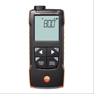 เครื่องมือวัดอุณหภูมิ Testo 110 รุ่นดั้งเดิมและรุ่นใหม่ - แบบ NTC และ Pt100 พร้อมการเชื่อมต่อแอปพลิเคชัน - Product Image 1