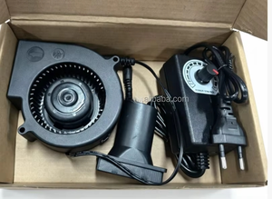 เครื่องเป่าลมไฟฟ้าแบบพกพา DC 9733 ปลั๊กยุโรป 380V สำหรับบาร์บีคิวกลางแจ้ง พัดลมแรงดันสูง ใบพัดพลาสติกทนทาน รับผลิตตามแบบ OEM - Product Image 2