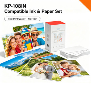 <span class=keywords><strong>Papel</strong></span> Fotográfico Compatible con Canon <span class=keywords><strong>Selphy</strong></span> <span class=keywords><strong>CP1300</strong></span> CP1200 CP910 CP900 CP810 CP800 CP780 CP760 CP720 CP1500, Cartucho de Tinta KP-108in - Product Image 2