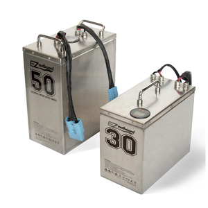 แบตเตอรี่แบบชาร์จได้ 48V 50AH รุ่น EB-4850 ขยายความจุได้ ตัวเรือนสแตนเลส ระบบจัดการแบตเตอรี่อัจฉริยะ BMS รองรับการปล่อยกระแสไฟ 150A - Product Image 1