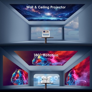 Projecteur intelligent WiFi 6 Full HD X18 avec système Android 14, écran LCD numérique portable 1920x1080P pour bureau et domicile – Vente en gros usine - Product Image 6