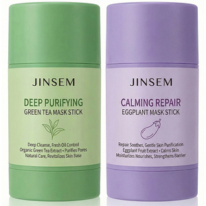 Mascarilla Facial en Barra de Barro de Berenjena y Té Verde 40g, Limpieza Profunda, Antioxidante, Apta para Piel Grasa - Product Image 5