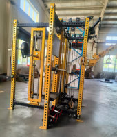 Équipement de fitness professionnel pour la maison et la salle de sport : Rack multifonction réglable en acier, Rack à squats, Banc de musculation, Support de barre de musculation