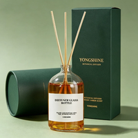 Bouteille diffuseur en verre à épaule ronde de 240 ml en stock pour projets d'emballage de parfums d'intérieur en gros