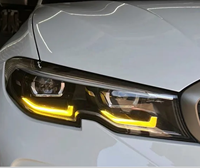 Luces de Circulación Diurna LED DRL Amarillas 63118496135 63118496136 para BMW G20 G21 G28 Versión Baja 2019-2022