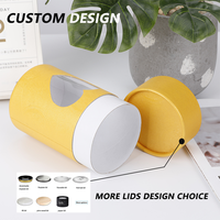 Carton cylindrique écologique personnalisé tapis de yoga oreiller chaussettes serviette t-shirts emballage rond avec tube de papier pour fenêtre pour vêtements