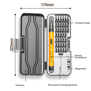 Kit de desmontaje electrónico de precisión 38 en uno, nuevo <span class=keywords><strong>destornillador</strong></span> eléctrico inalámbrico <span class=keywords><strong>para</strong></span> teléfono móvil <span class=keywords><strong>para</strong></span> fuente eléctrica DIY - Product Image 2