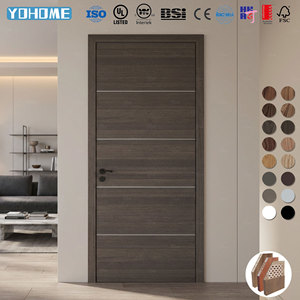 Porte Interne per Villa di Lusso Moderne Europee, con Impiallacciatura in Rovere Certificata FSC, Porte Interne su Misura Insonorizzate e Tagliafuoco - Product Image 2