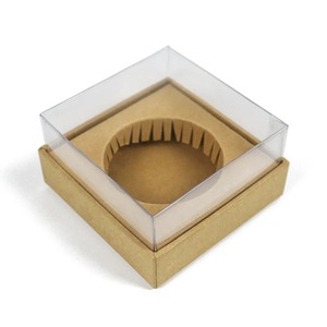 Caja de regalo para velas de papel kraft de lujo y ecológica, personalizable según las necesidades. - Product Image 3