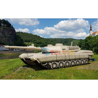 Açık ekran için reklam dev şişme savaş tankı modeli için şişme Tank kopyaları