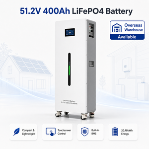 51.2V 400Ah 20kWh LiFePO4 <b>Battery</b> EU Poland Warehouse Ready to Ship Home Solar Storage 6000 Cycles Cloud BMS <b>Mobile</b> ESS Cabinet - Product Image 1