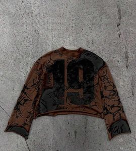 T-shirts à manches longues pour hommes, 100% coton, surdimensionnés, lourds, à motif graphique, sport, avec design, vente en gros, grande taille, Blanca Loudr - Product Image 4