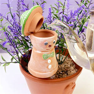 Vente en gros de pointes d'arrosage pour fleurs en <span class=keywords><strong>terre</strong></span> <span class=keywords><strong>cuite</strong></span>, poterie en argile, globes de 140 ml, épouvantail en céramique, <span class=keywords><strong>goutteur</strong></span> paresseux - Product Image 4