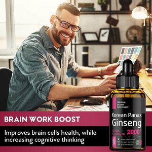 Extrait de Ginseng Coréen Bio OEM/ODM pour le Soutien Immunitaire, l'Énergie et la Fonction Cognitive – <span class=keywords><strong>Gouttes</strong></span> Liquides - Product Image 4