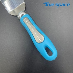 Spatola per <span class=keywords><strong>Pizza</strong></span> Rettangolare Piccola Multifunzionale in Acciaio Inossidabile con Manico in Plastica Design Sostenibile - Product Image 5