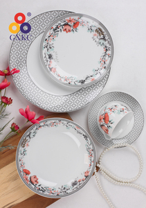 Bán Buôn <span class=keywords><strong>20Pcs</strong></span> Bộ Đồ Ăn Bằng Gốm Sang Trọng Sứ Mỹ Đặt Bữa Ăn Tối - Product Image 2