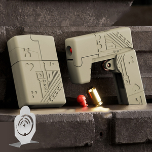 Wholesale Agent <b>Fire</b> Throwing Shell Soft Bullet Gun Model Foldable Lighter Shape Toy Gun Launcher Cool Stuff Toys Gift - Product Image 6